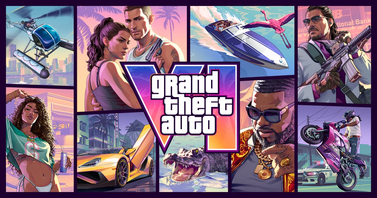 Grand Theft Auto VI официален визуален колаж