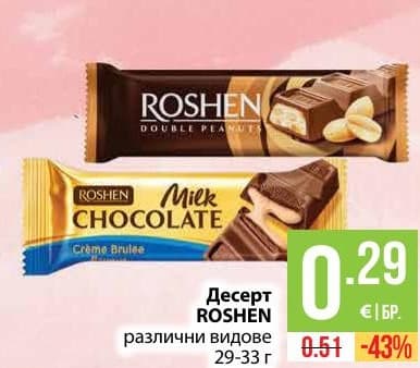 Десерт ROSHEN