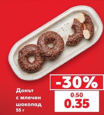 Донът с млечен шоколад
