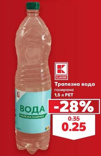 Classic Трапезна вода газирана
