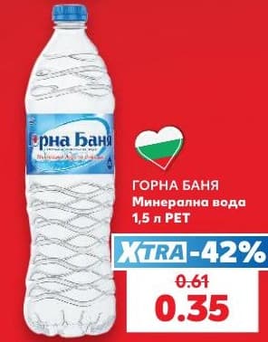 Горна Баня Минерална вода