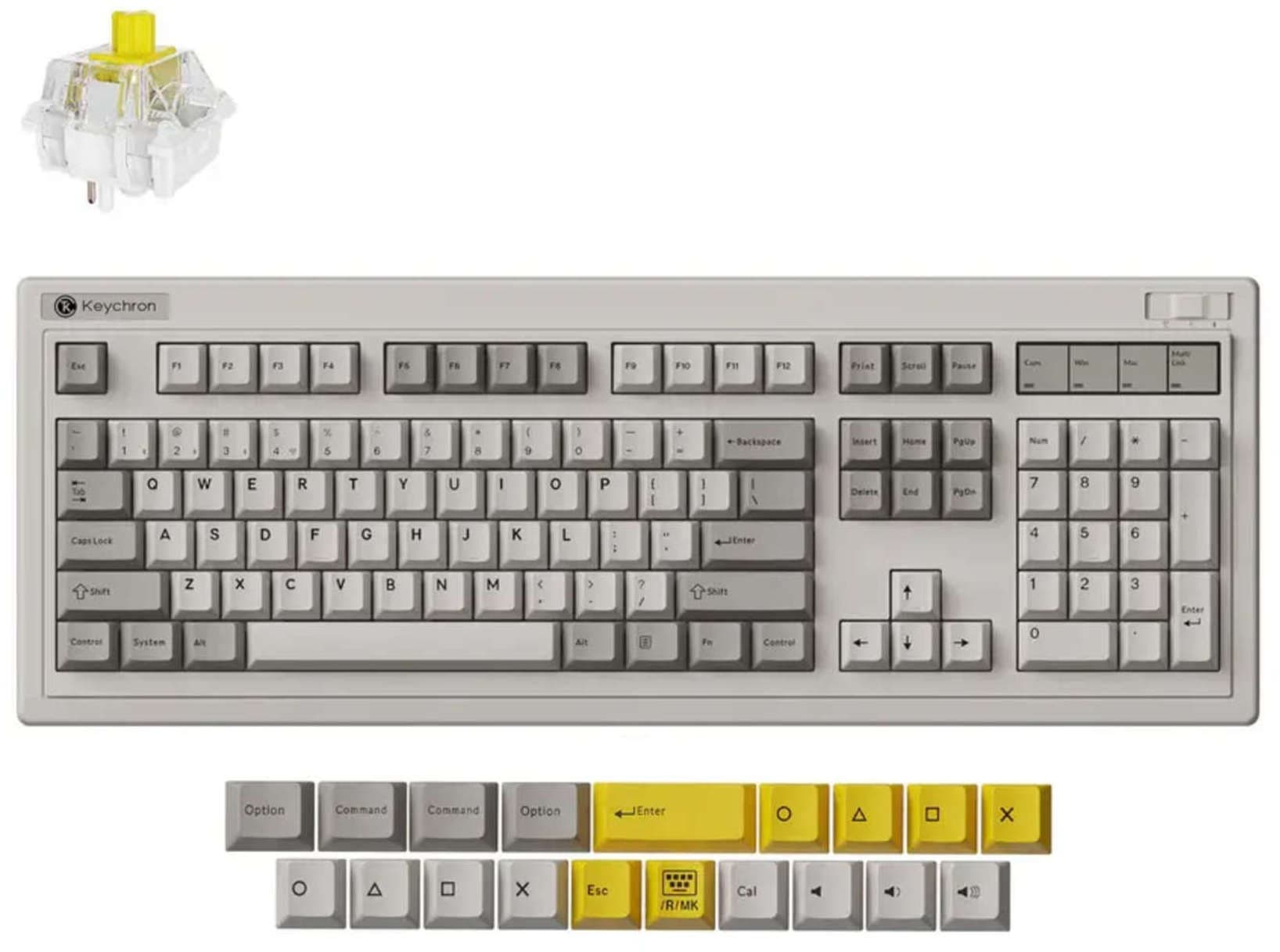 Keychron R6 QMK механична клавиатура