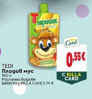 TEDI Плодов мус