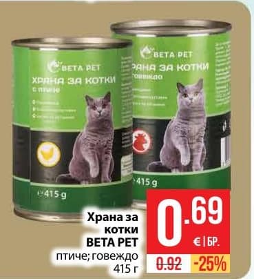 Храна за котки BETA PET