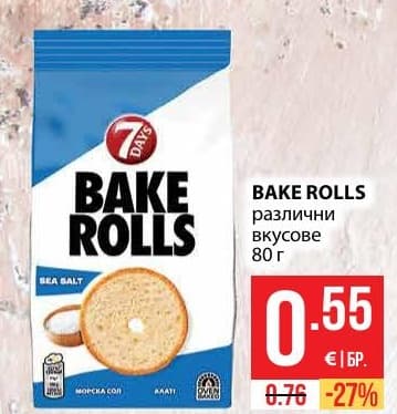 7 Days Bake Rolls