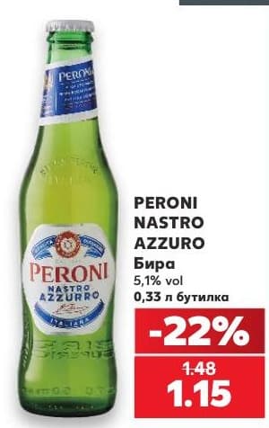 Peroni Nastro Azzurro Бира