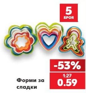 Форми за сладки